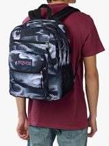 Rugzak 3 Compartimenten Met 15" Laptopvak Jansport Grijs back to school EA5BAH-vue-porte